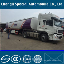 Reboque de alumínio do caminhão de tanque do transporte do petroleiro do combustível do óleo diesel semi